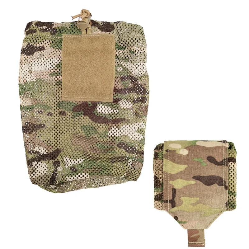 Outdoor Hunting Magazines - Тактический сетчатый подсумок-органайзер, мини-складной сетчатый карман,