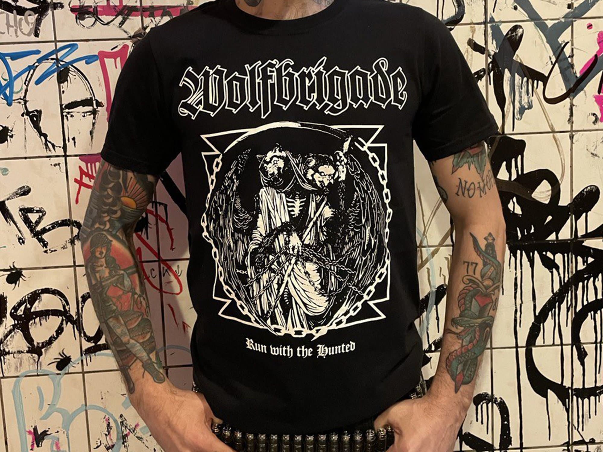 Hunting Outdoor Clothing - Wolfбригада бегает с охотничьей официальной футболкой
