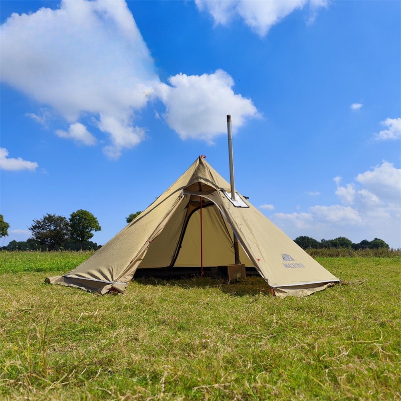 Hunting Camp Outdoor Supplies - Зимняя палатка-пирамида для кемпинга, 3-5 человек,