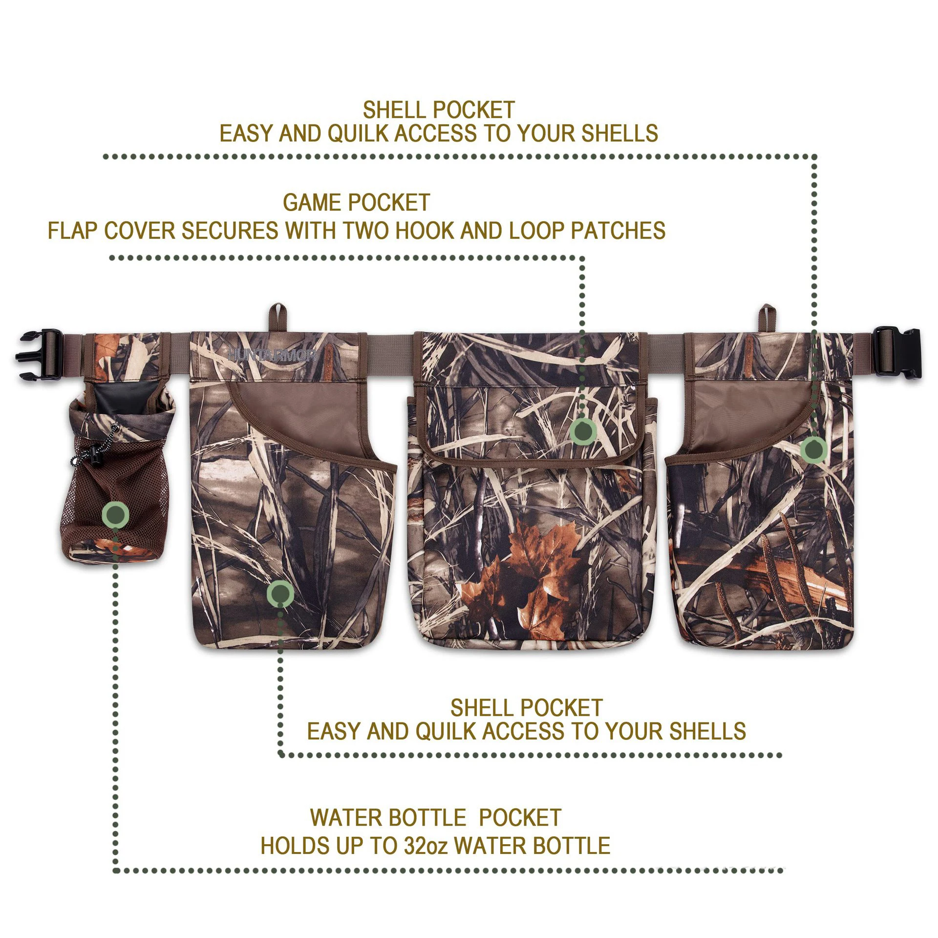 Outdoor Hunting Equipment - Тактическая поясная сумка 4 в 1,
