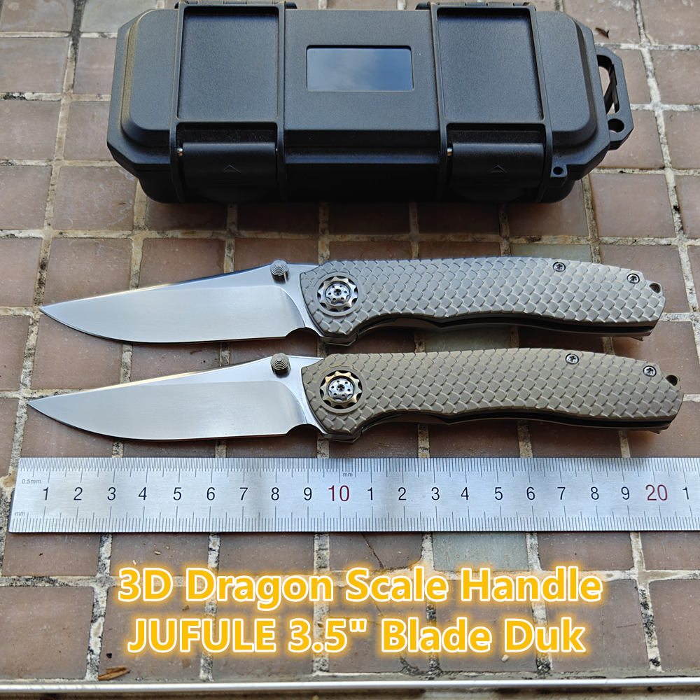 Knife Hunting Fixed Blade - JUFULE Новый DUK Драконий Чешуя Контурная