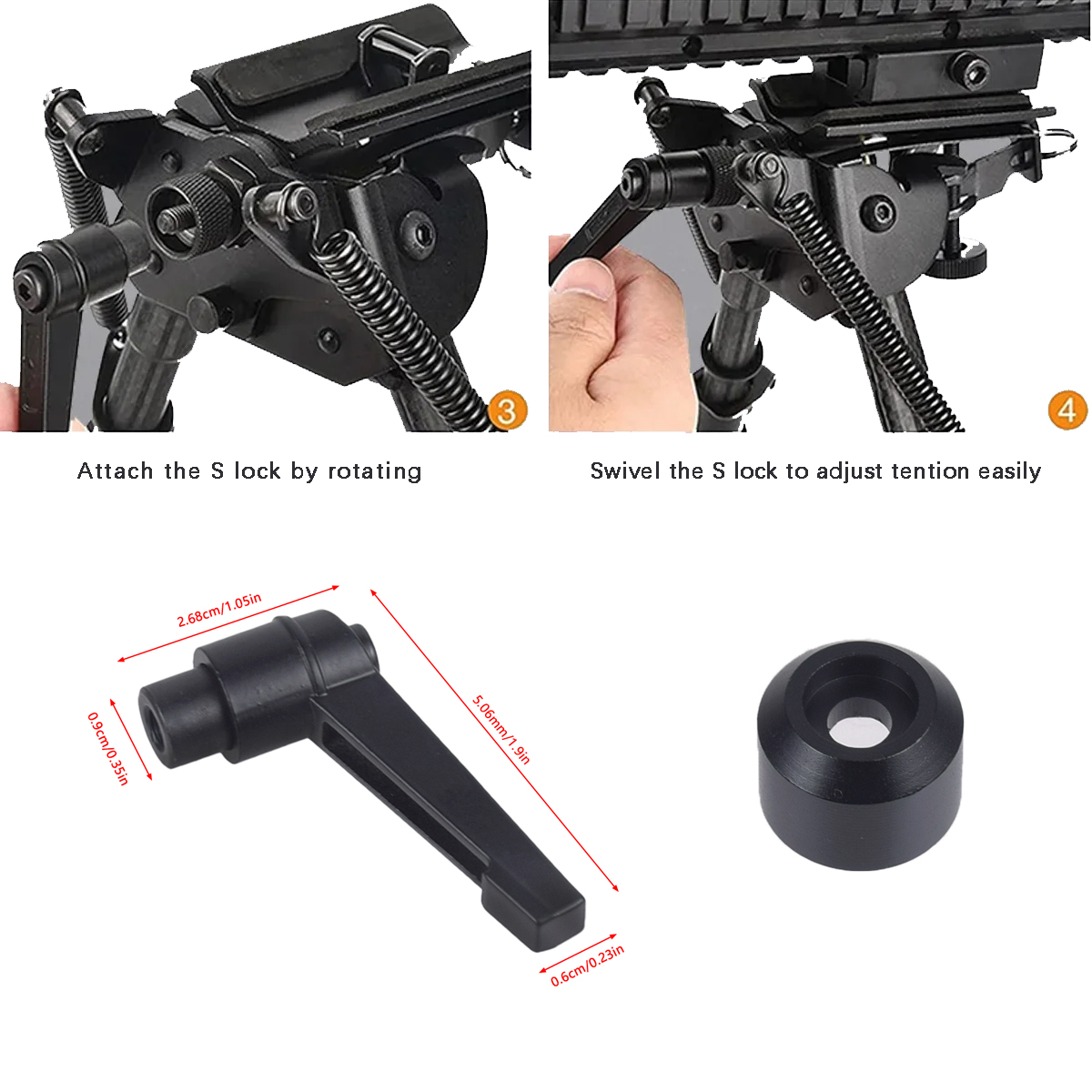 Тактический быстрорегулируемый – обзор и цена Bipod Rifle Mount